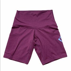 Super fit hero pocket shorts 6 inch Purple